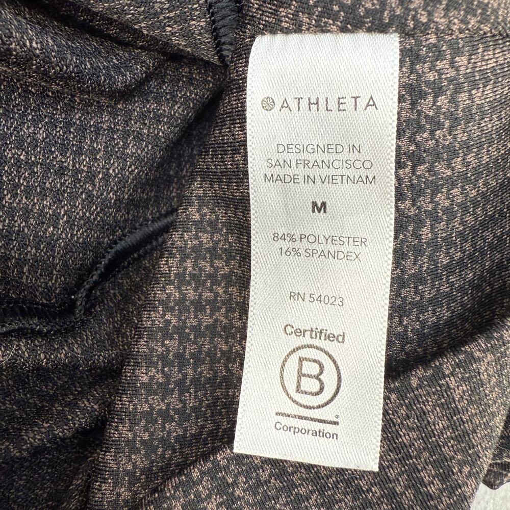 Athleta Delancey Houndstooth Tight Women's M Brown Black Business Casual EUC - Picture 9 of 15